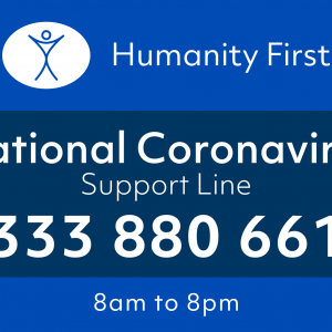 Humanity First UK launches its National Coronavirus Support Line